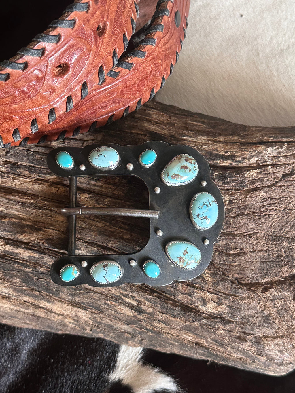 Blue Coyote Buckle